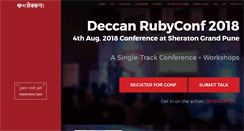 Desktop Screenshot of deccanrubyconf.org