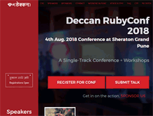 Tablet Screenshot of deccanrubyconf.org